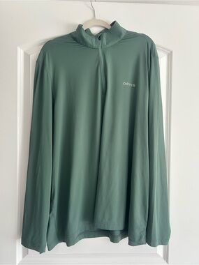 Orvis Men's Lightweight Quarter-Zip in Sage XXL